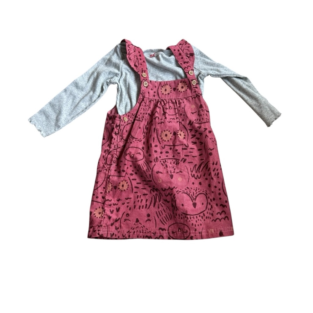 Carter's Pink and Gray Kids Dress